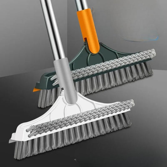 3-in-1 Cleaning Brush Long Handle Floor Scrubber